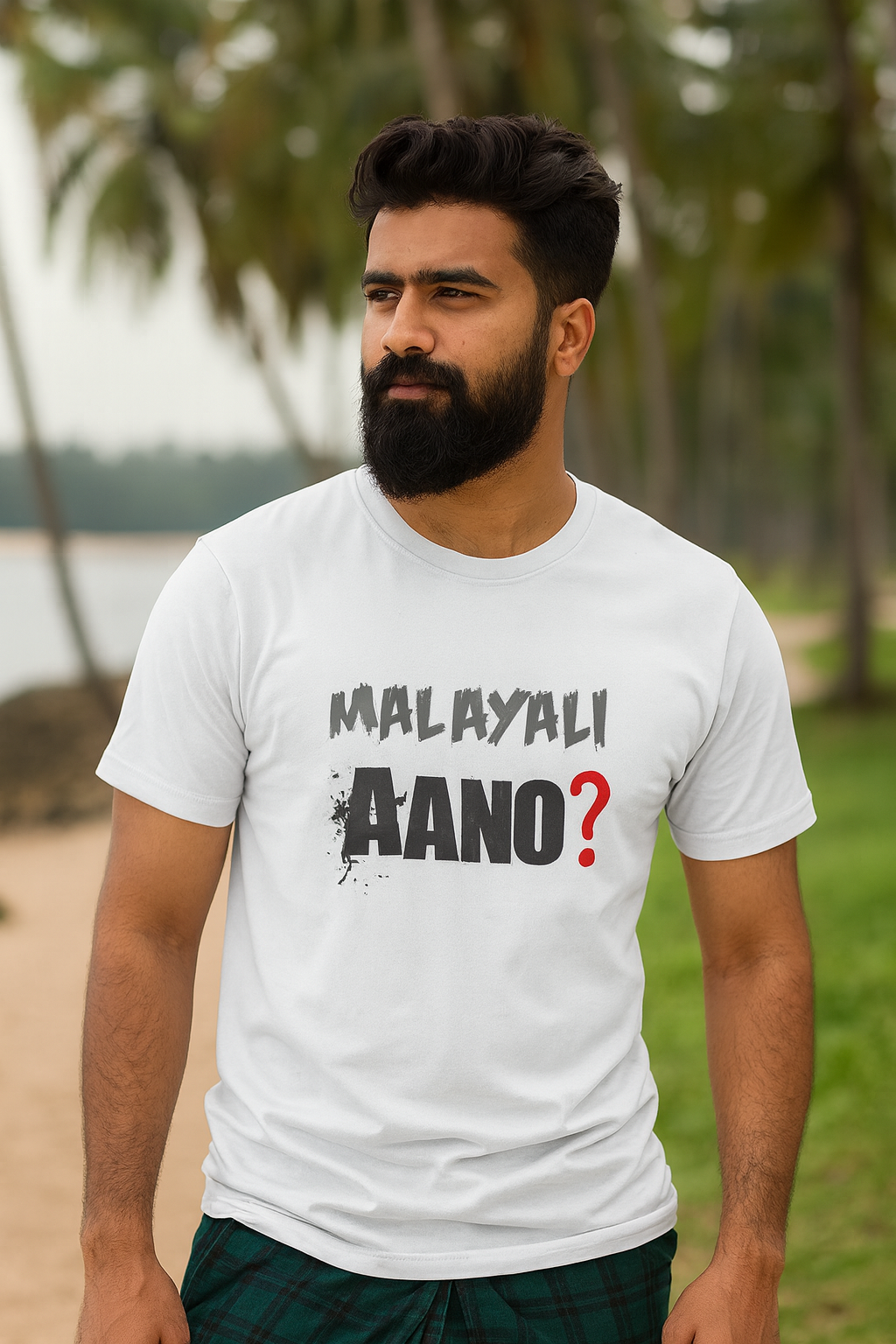 Malayali Aano? – Bold Malayalam Quote Unisex Half Sleeve T-Shirt | Kerala Streetwear