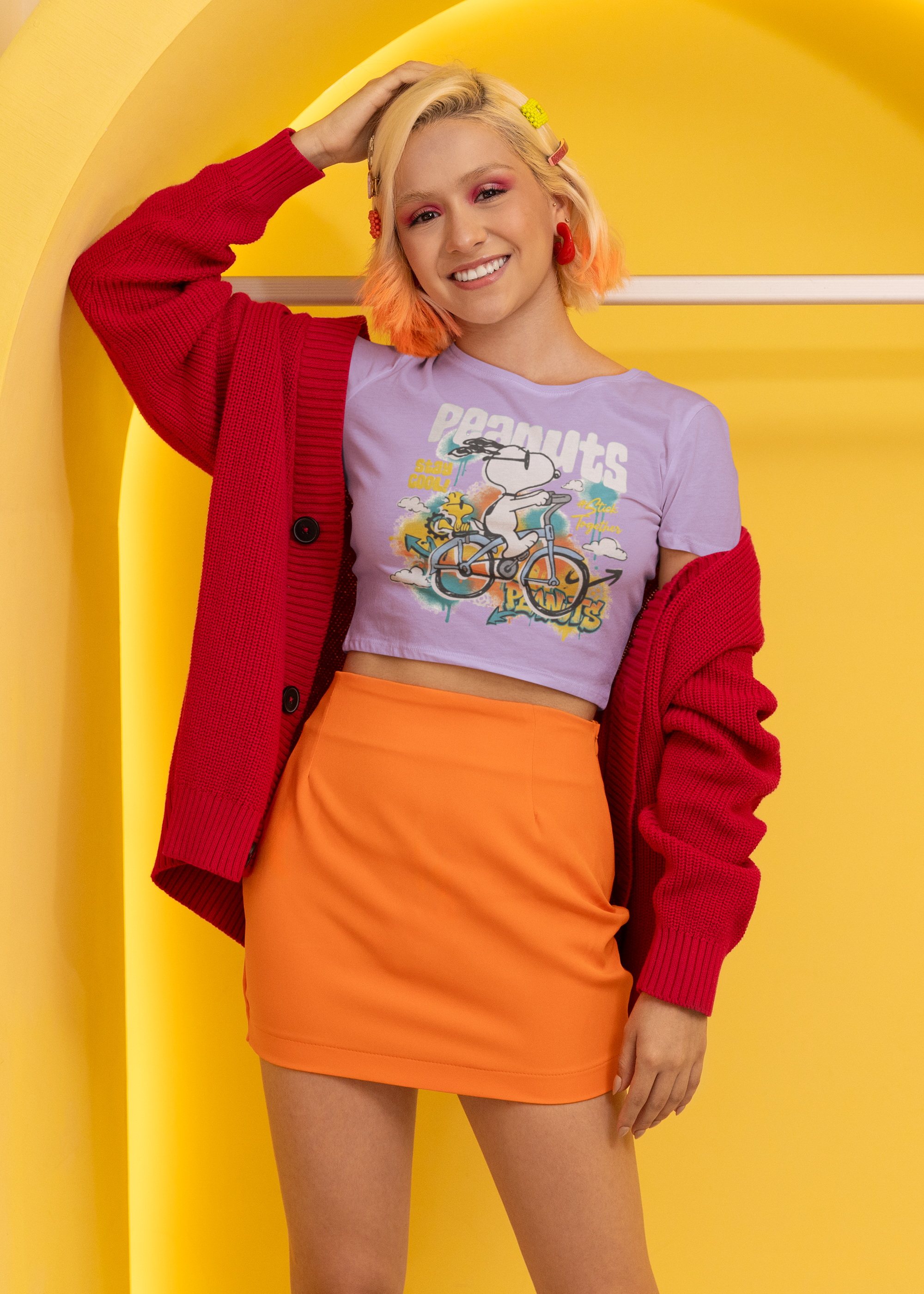 Peanuts – Stay Cool Cycling Crop Top