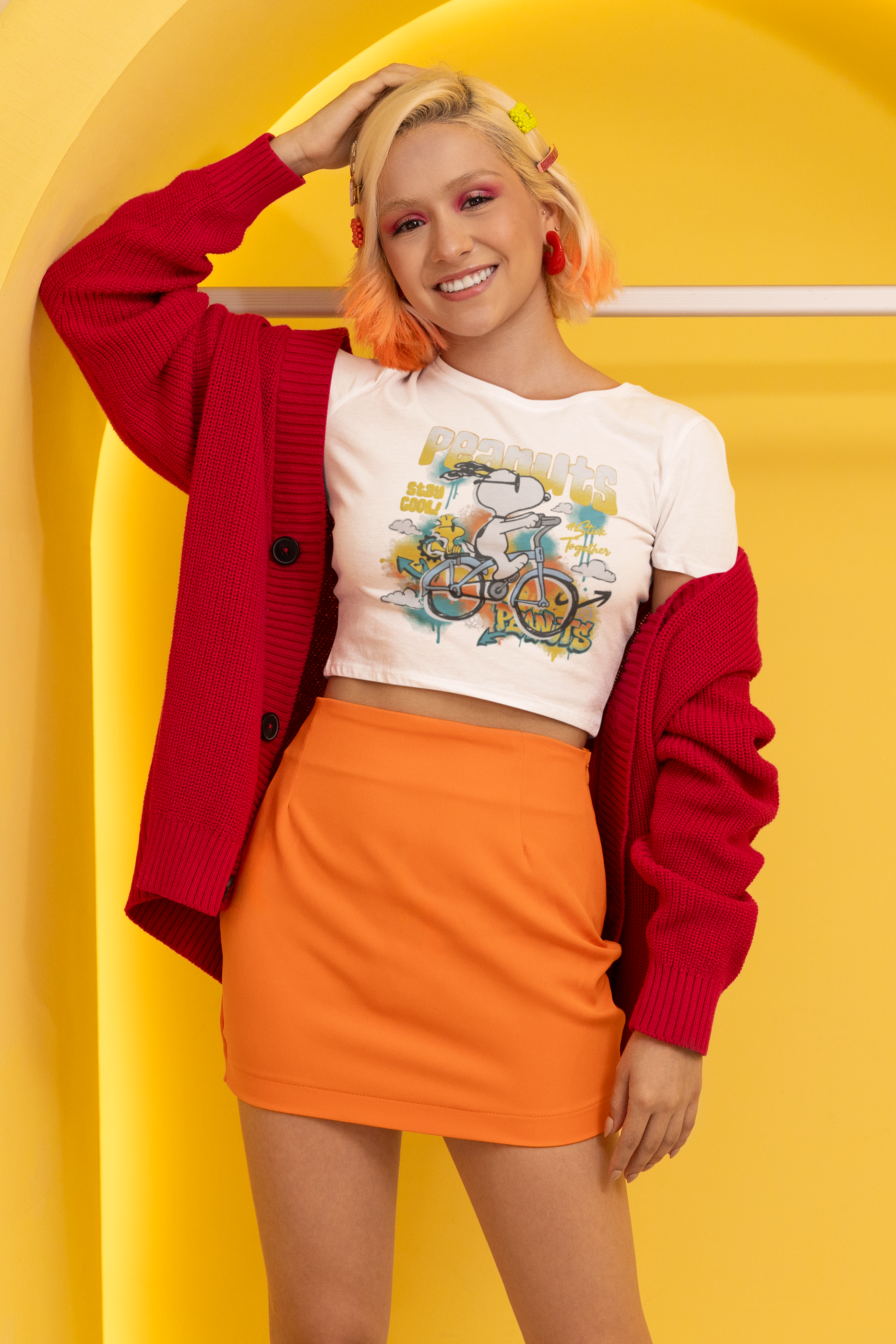 Peanuts – Stay Cool Cycling Graphic T-Shirt (Women’s)