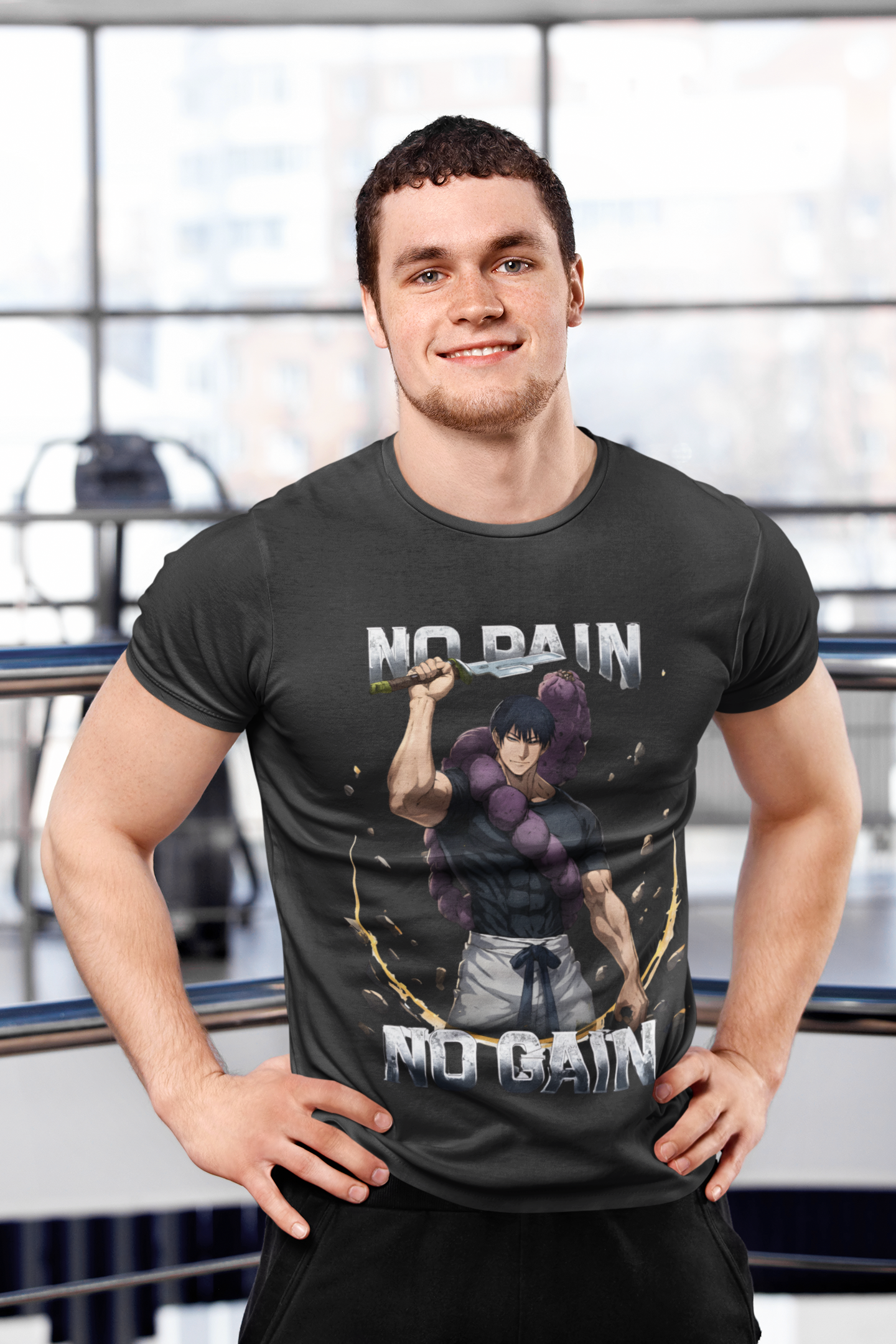 Toji – No Pain No Gain – Workout T-Shirt