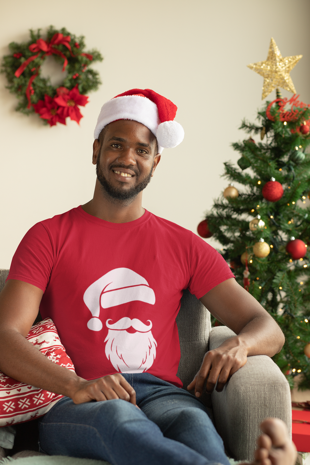 Santa Silhouette Tee