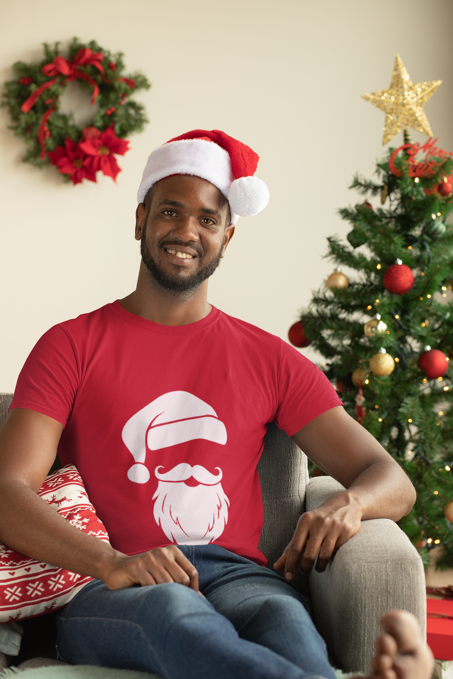 Santa Silhouette Tee