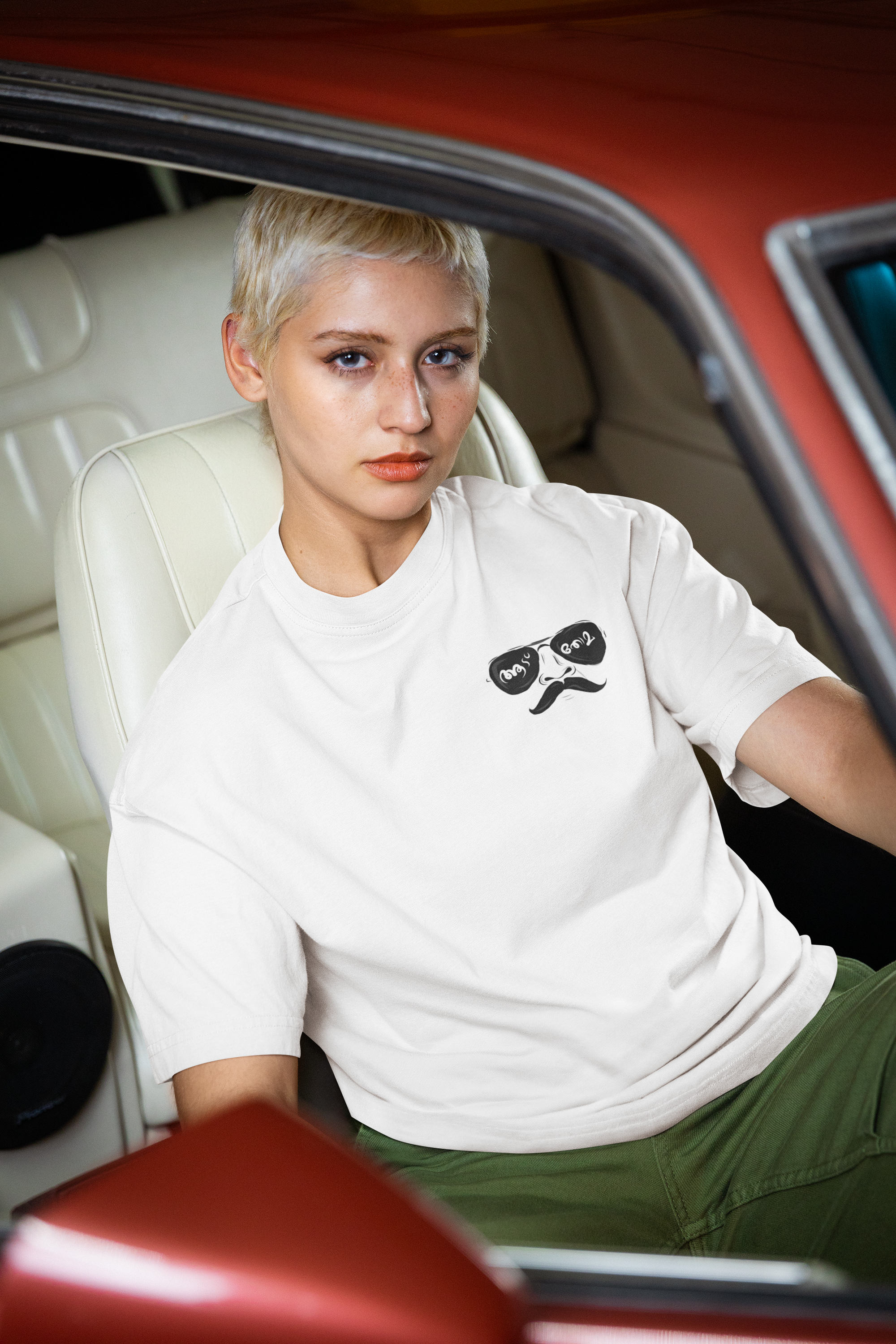 Adu Thoma Premium Oversized T-Shirt – Unisex – Minimal Malayalam Design